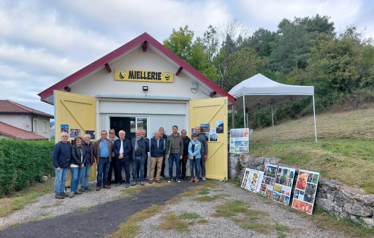 Inauguration de la miellerie du  Rucher du Haut Bugey le 4/10/2025